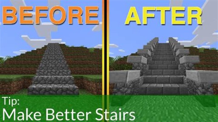 How to make staircase in minecraft