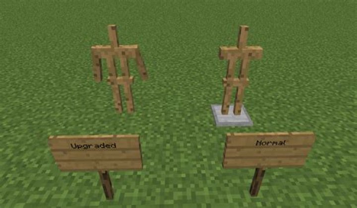 How to make stands in minecraft