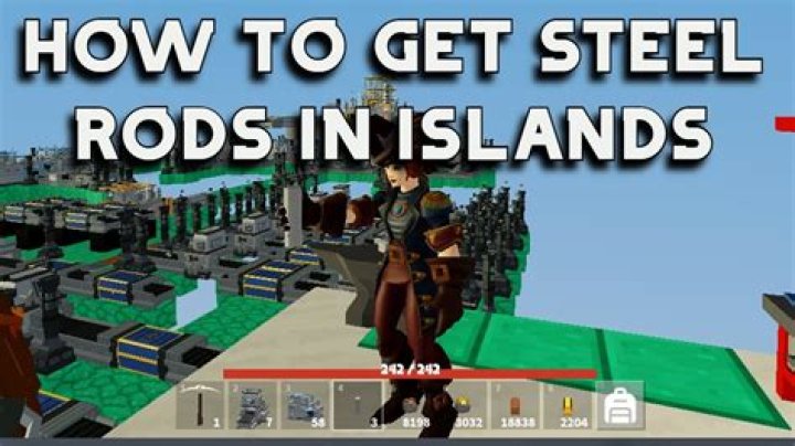 How to make steel rods in skyblock roblox