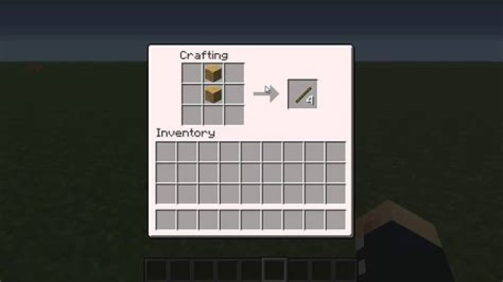 How to make sticks in minecraft