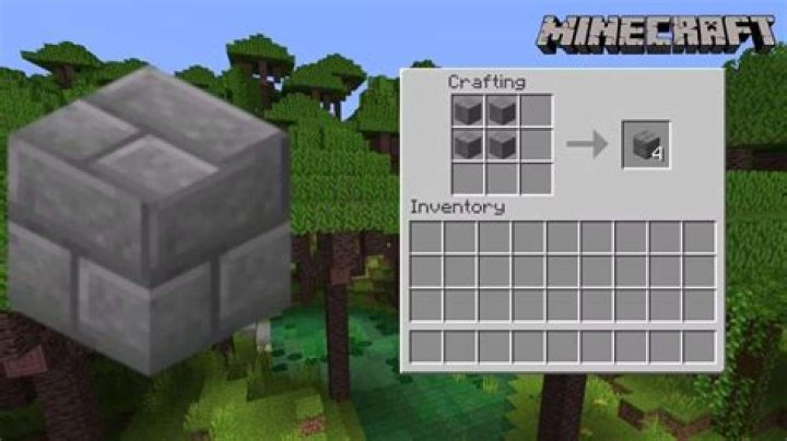 How to make stone minecraft