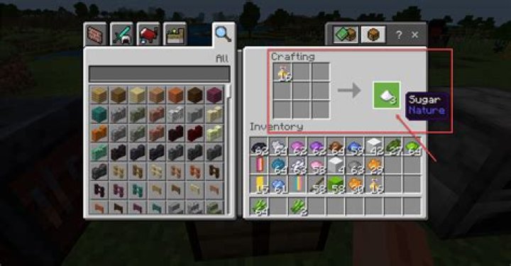 How to make sugar minecraft