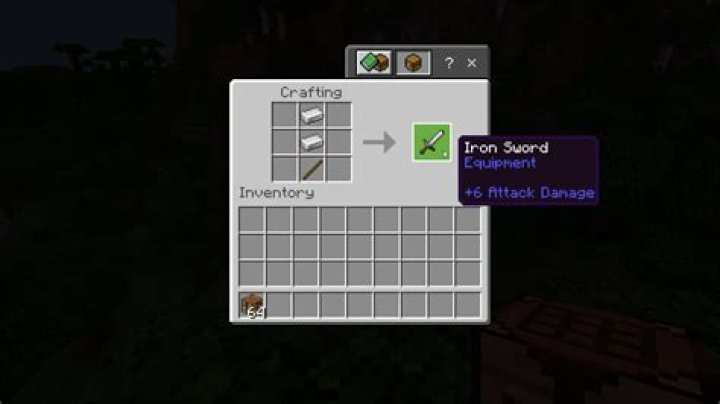 How to make sword minecraft