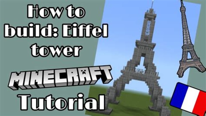 How to make the eiffel tower in minecraft