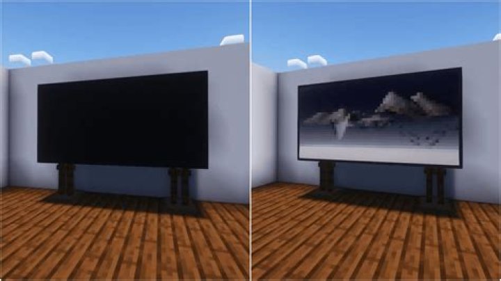 How to make tv in minecraft