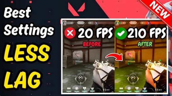 How to make valorant less laggy