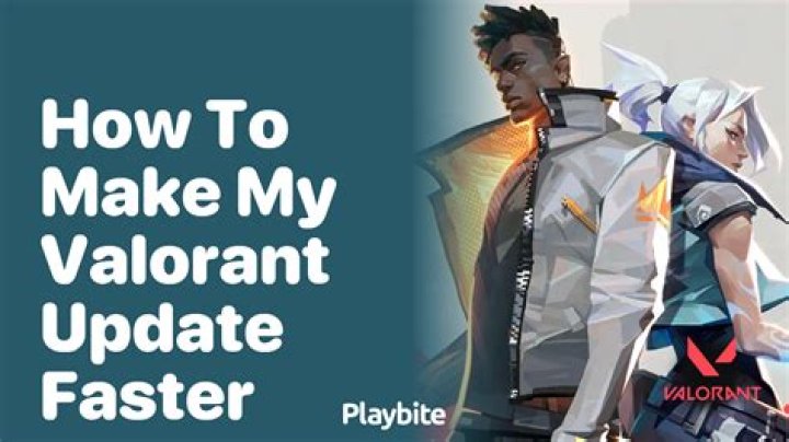 How to make valorant update go faster