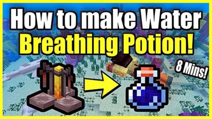 How to make water breathing potion in minecraft