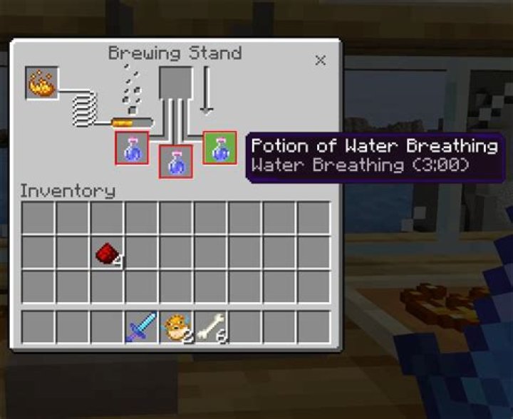 How to make water breathing potions in minecraft