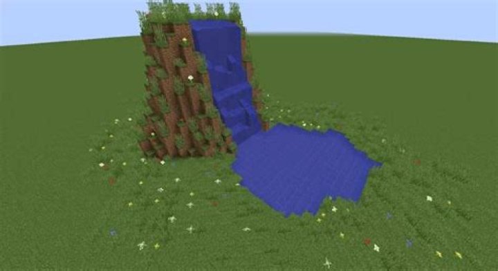 How to make waterfall minecraft