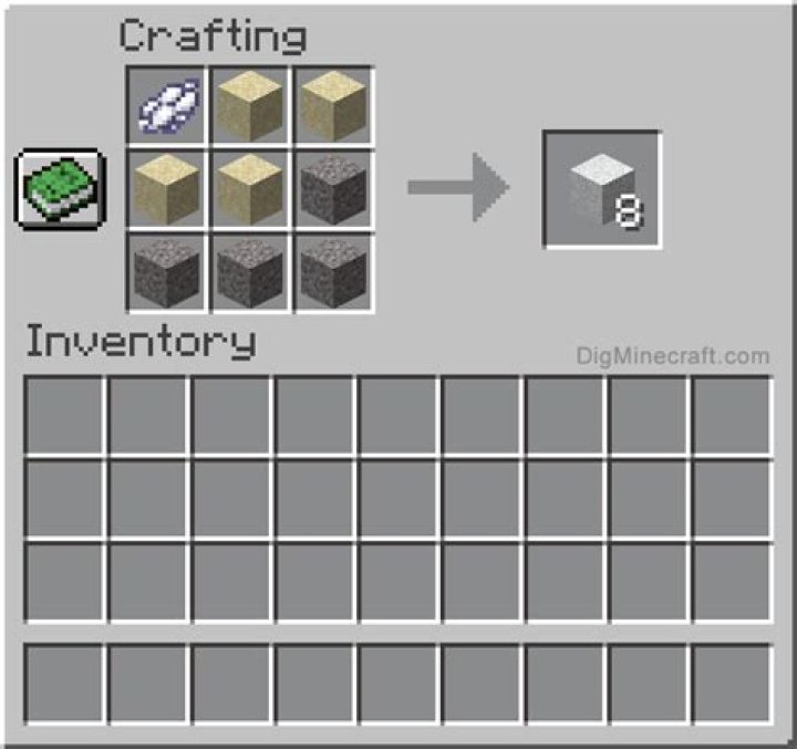 How to make white concrete powder in minecraft