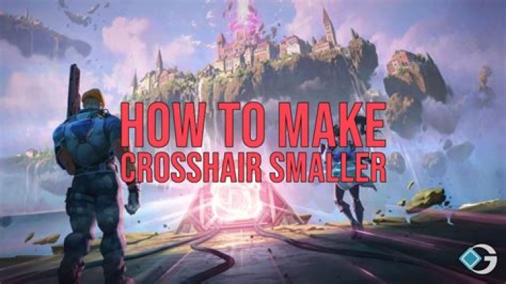 How to make your crosshair smaller in valorant