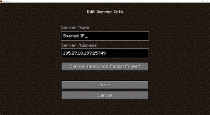How to minecraft server ip
