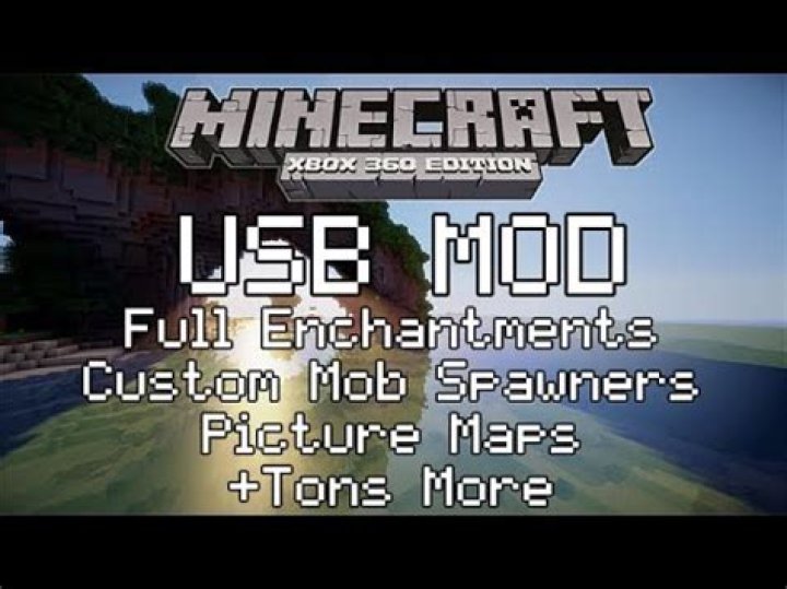 How to mod minecraft xbox 360 with usb