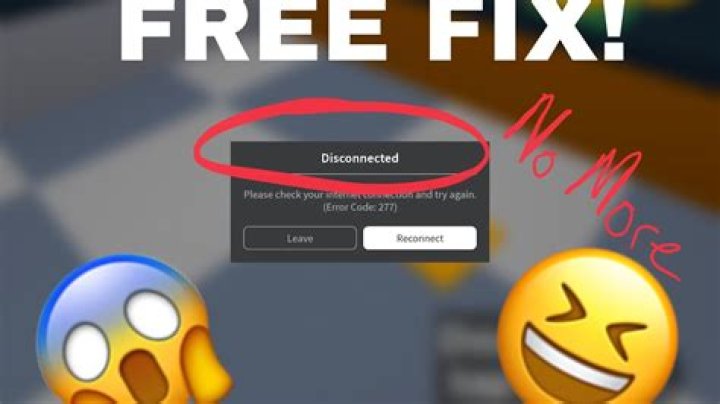 How to not get disconnected from roblox