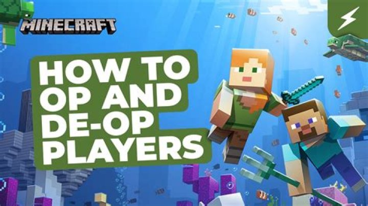 How to op players in minecraft