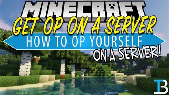 How to op yourself in a minecraft server