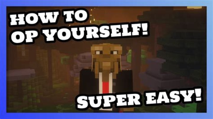 How to op yourself on your minecraft server