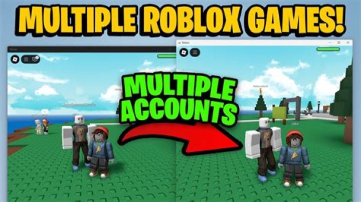 How to open 2 roblox games at once