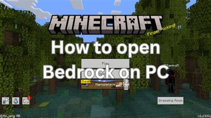 How to open minecraft