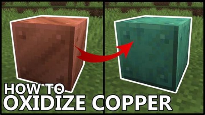 How to oxidize copper minecraft