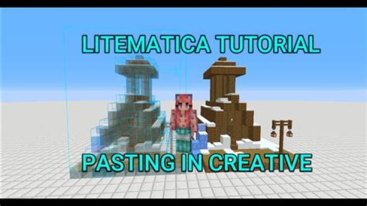 How to paste schematics in minecraft