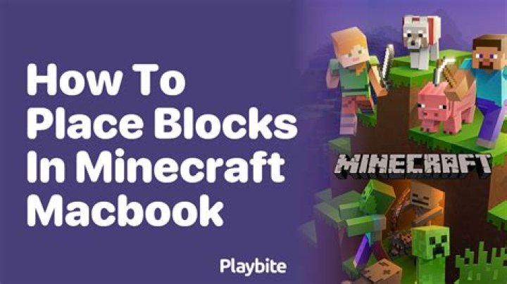 How to place a block in minecraft mac