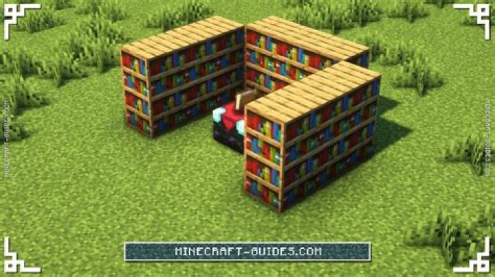 How to place bookshelves minecraft