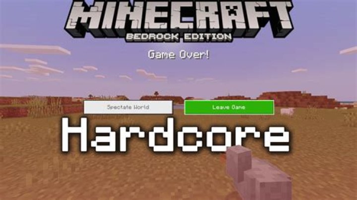 How to play hardcore minecraft