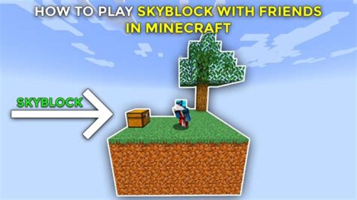 How to play minecraft skyblock