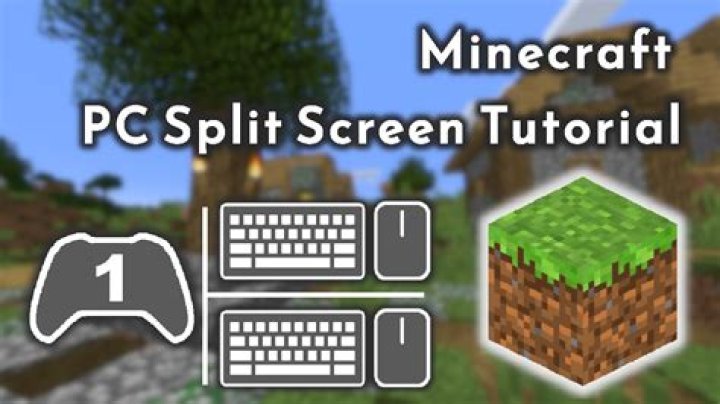 How to play minecraft split screen