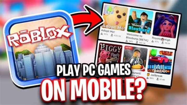 How to play roblox pc games on mobile