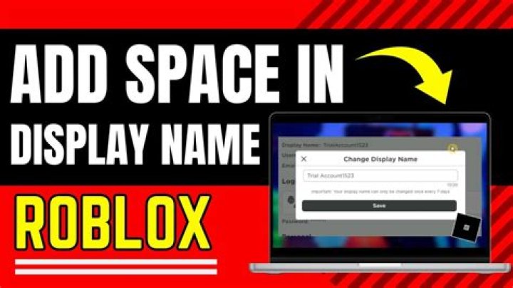How to put display name on roblox