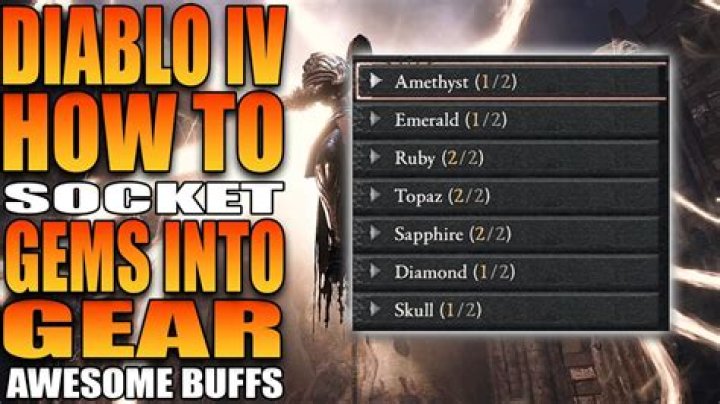 How to put gems in sockets diablo 3