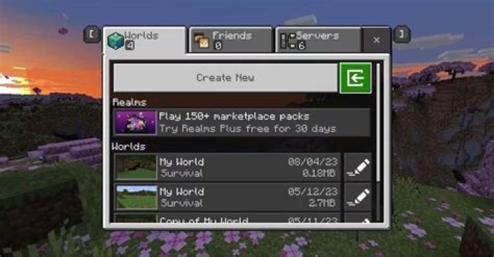 How to recover minecraft world
