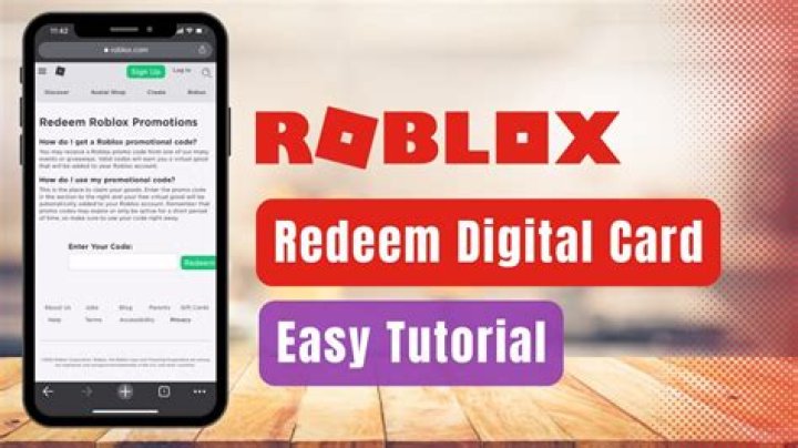 How to redeem a digital roblox gift card