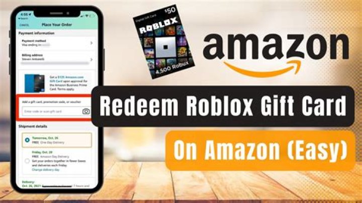 How to redeem roblox gift card on amazon