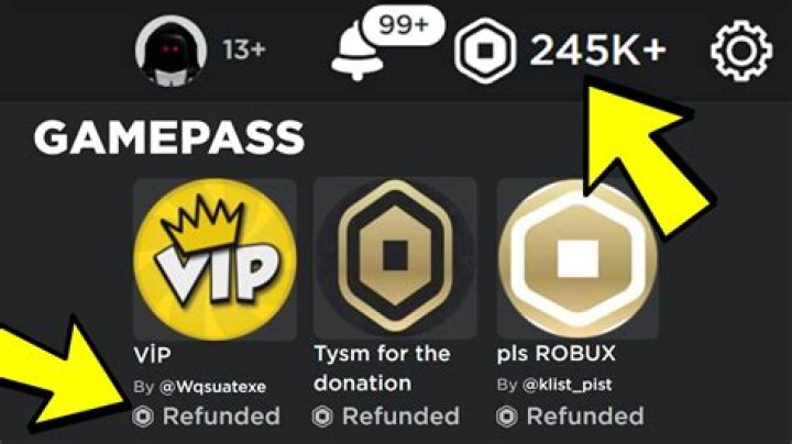 How to refund a gamepass on roblox