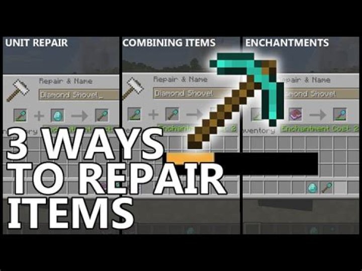 How to repair armor in minecraft
