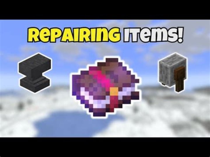 How to repair armor minecraft