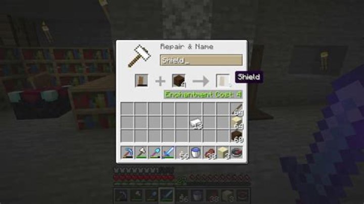 How to repair shield minecraft