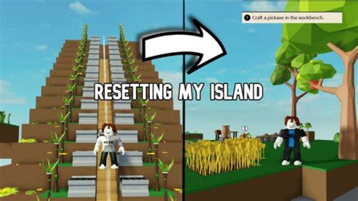 How to reset your island in skyblock roblox