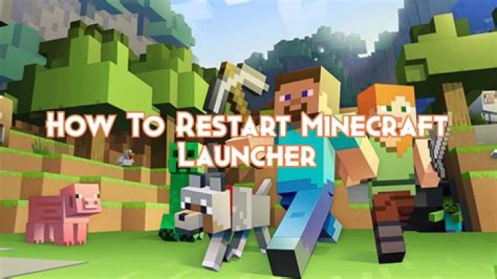 How to restart minecraft