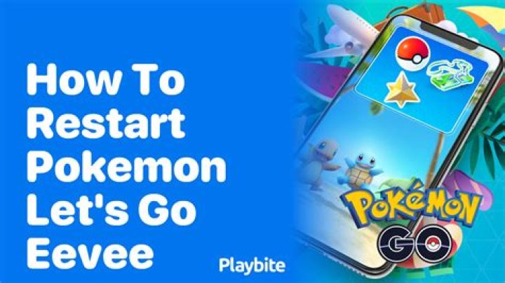 How to restart pokemon let’s go