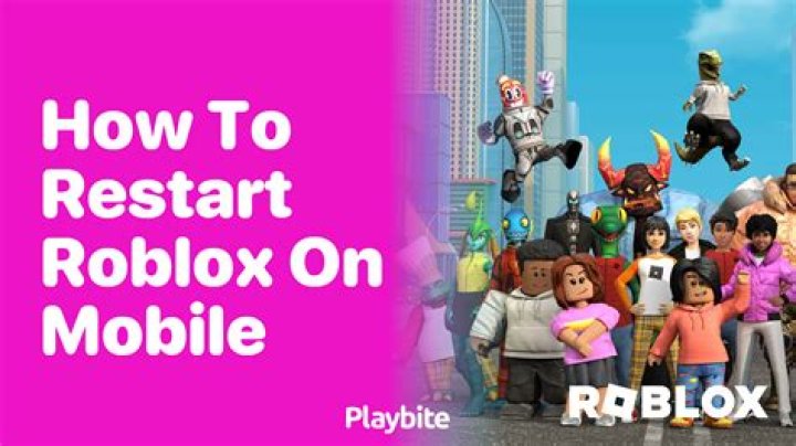 How to restart roblox on mobile