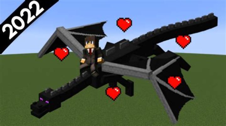 How to ride a ender dragon in minecraft