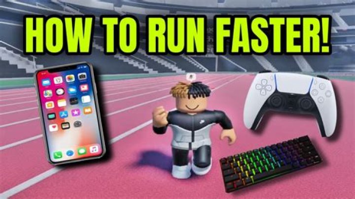 How to run faster in roblox