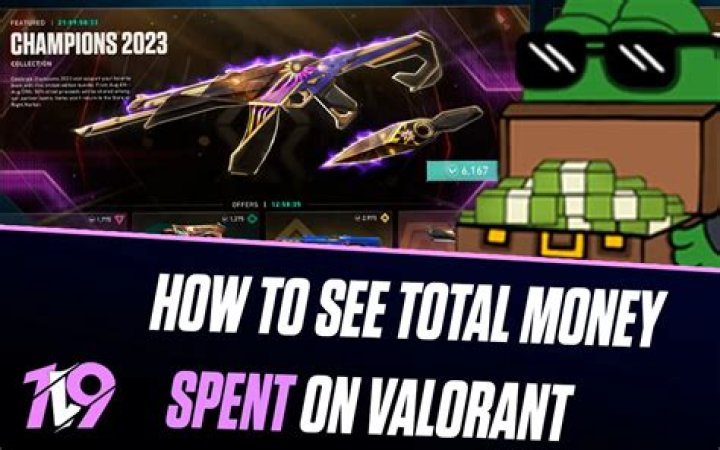 How to see how much you spent on valorant