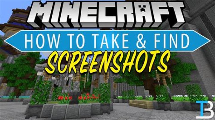 How to see minecraft screenshots