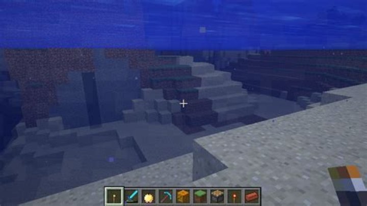 How to see underwater minecraft